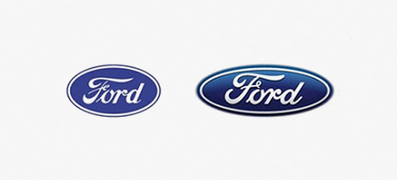 Рестайлинг логотипа Ford