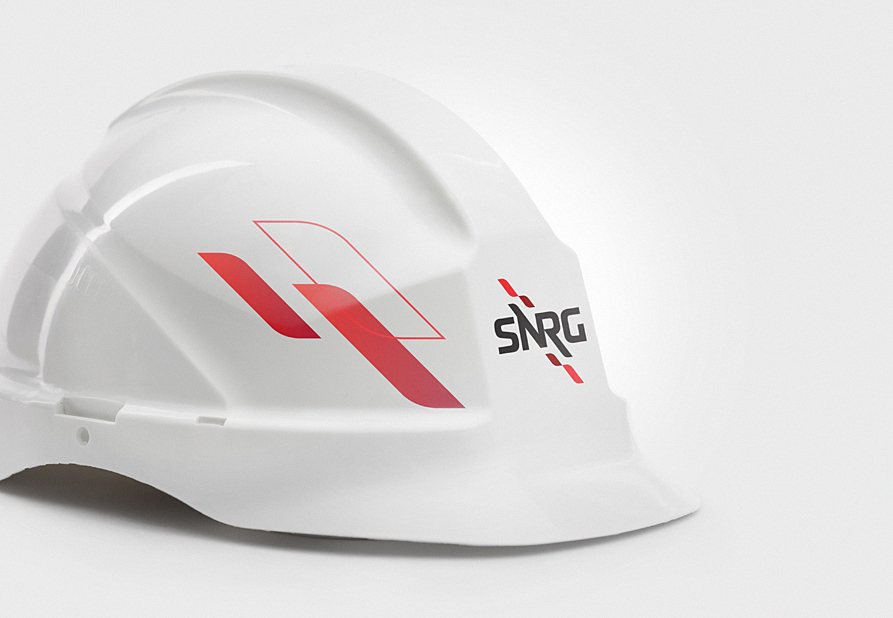 Фирменный стиль SNRG Group - строительная каска