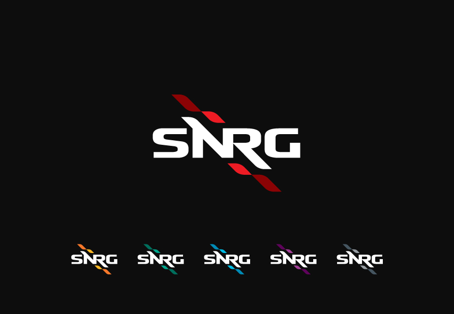 Креативный логотип SNRG