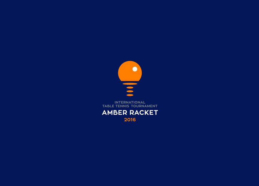 Современный логотип AMBER RACKET