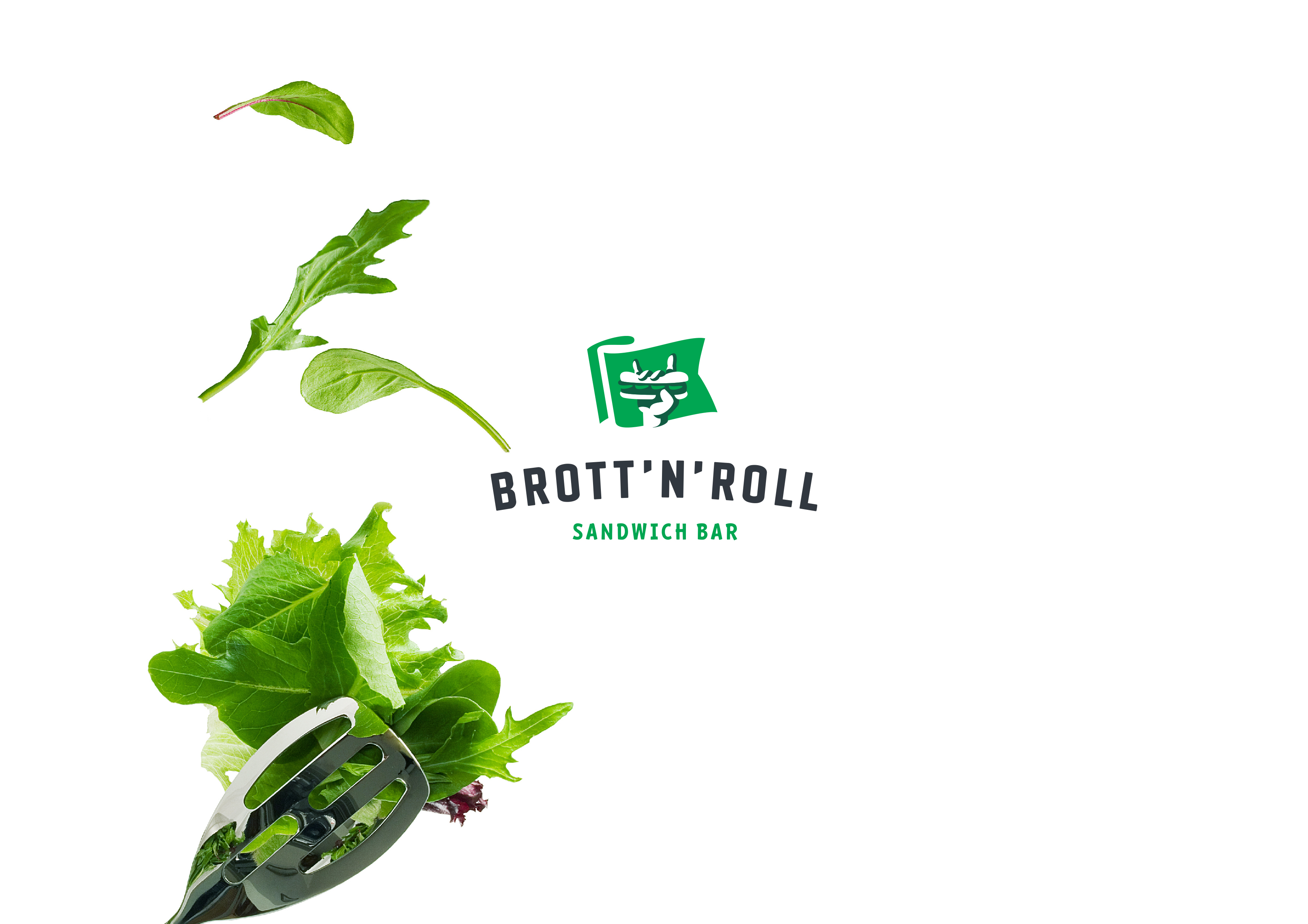 Разработка логотипа и фирменного стиля Brott and Roll 